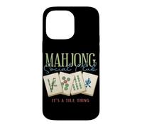 Mahjong Social Club, C'est Une Histoire de tuiles, J'adore Jouer au Mahjong Coque pour iPhone 14 Pro Max