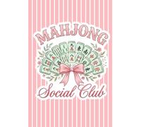 Mahjong Social Club Notebook: 6 x 9 Lined Journal | 100 College Ruled Pages | Floral Game Tiles Writing Note for School, Work & Everyday Notes