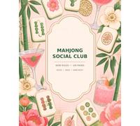 Mahjong Social Club: Wide Ruled Composition Notebook for Mahjong Lovers