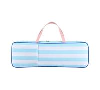 Mahjong Support de rangement en pierres pour système d'organisation de textiles d'intérieur à fermeture éclair - 21 x 65 x 2 cm - Idéal pour ranger en toute sécurité les pions (bleu ciel, 53 x 16 cm)