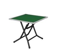 Mahjong Table carrée pliante pour 4 personnes, idéale pour mahjong, poker, blackjack, bureau résistant à l'usure, design compact