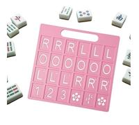 Mahjong Table solitaire, 24 logements légers portables pour exercices - Pratique unique joueur - pour vacances, camping, fête, nuit, anniversaire, cadeau voyage maison