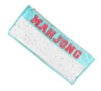 Mahjong Tile Bag,Clear Carrying Bag Mahjong Case - Portable Organizer Case | Games & Accessories For Business Studio Home Travel Adults Teens Gatherings Game Night Camping Picnic