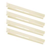 Mahjong Tile Holder Set of 4-18.62 Inch Mahjong Racks with Pushers - Polystyrene Majiang Dominoes Game Stands for Tabletop Family Game Nights Home Club Travel