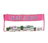 MahjongTile Sac de rangement avec fermeture éclair pour les affaires, les voyages à la maison, les adultes, les réunions d'adolescence
