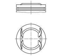 MAHLE 011 PI 00111 000 Piston pour BUICK (SGM),CHEVROLET,CHEVROLET (SGM),OPEL,VA