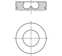 MAHLE 013 PI 00107 002 Piston pour FORD,FORD AUSTRALIA