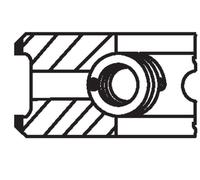 Mahle Original – Jeu de segments de piston 021 RS 00113 0N0 pour Nissan, Opel, Renault