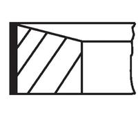 Mahle 021 RS 00119 0N0 - Jeu de segments de piston