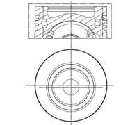 Mahle Original Piston moteur 028 PI 00141 002 revêtu pour Audi, SEAT, SKODA, VW