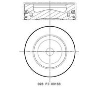 MAHLE 028 PI 00168 002 Piston