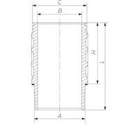 Chemise de cylindre MAHLE 061 WN 26 00