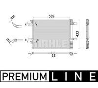 MAHLE 70828035 Condensateur A/C