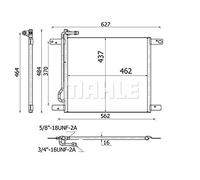 MAHLE ORIGINAL AC 521 000S Condenseur, climatisation