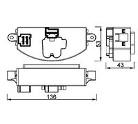 MAHLE ABR 106 000P A/C Régulateur de soufflerie et résistance BEHR PREMIUM LINE