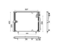 MAHLE Condenseur (climatisation) AC148000S