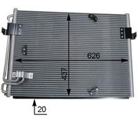 MAHLE AC 174 000S Condenseur, climatisation pour BMW
