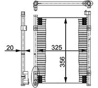 MAHLE AC 199 000S Condensateur A/C