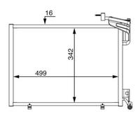 MAHLE AC 21 000S Condensateur A/C