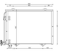 MAHLE AC 211 001S Condenseur, climatisation
