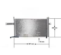MAHLE AC 240 000S Condenseur, climatisation