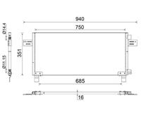 MAHLE AC 282 000S Condenseur, climatisation pour MAN