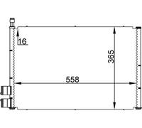 MAHLE ORIGINAL AC 298 000S Condenseur, climatisation