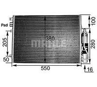 MAHLE AC 303 000S Condensateur A/C