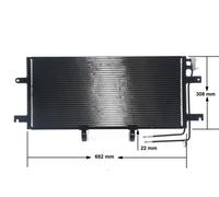 MAHLE ORIGINAL AC 332 000S Condenseur, climatisation