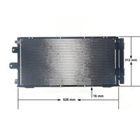 MAHLE ORIGINAL AC 333 000S Condenseur, climatisation