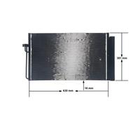 Mahle AC 345 000S Condenseur Climatisation Pour BMW E39 E60 E61 E63 E64