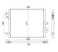 MAHLE AC 354 000S Condensateur A/C