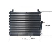 MAHLE AC 357 000S Condenseur, climatisation