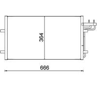 MAHLE AC 374 000S Condenseur, climatisation pour FORD