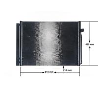 MAHLE AC 405 000S Condenseur, climatisation