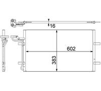 MAHLE AC 410 001S Condenseur, climatisation pour VOLVO