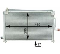 MAHLE AC 416 000S Condensateur A/C