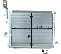 MAHLE AC 432 000P Condensateur A/C