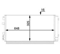 MAHLE AC 44 000S Condensateur A/C