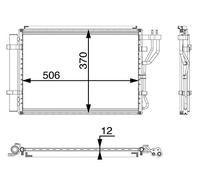 MAHLE AC 48 000P Condensateur A/C