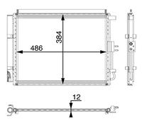 MAHLE AC 49 000P Condensateur A/C