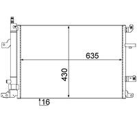 MAHLE AC 497 000S Condensateur A/C
