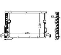 MAHLE AC 512 000S Condenseur, climatisation pour BMW