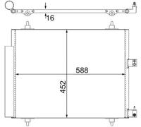 MAHLE AC 515 000S Condensateur A/C