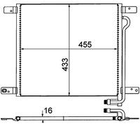 MAHLE AC 521 000P Condensateur A/C