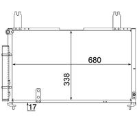 MAHLE AC 565 000S Condensateur A/C