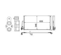 Mahle AC 590 000S Condenseur Climatisation Pour MINI R50 R53 R56 R57 R60 R55 R58