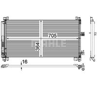 MAHLE AC 597 000P Condensateur A/C