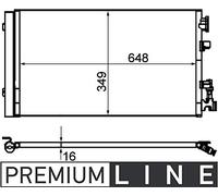 MAHLE AC 630 000P Condensateur A/C