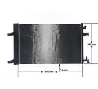 MAHLE AC 637 000S Condenseur, climatisation